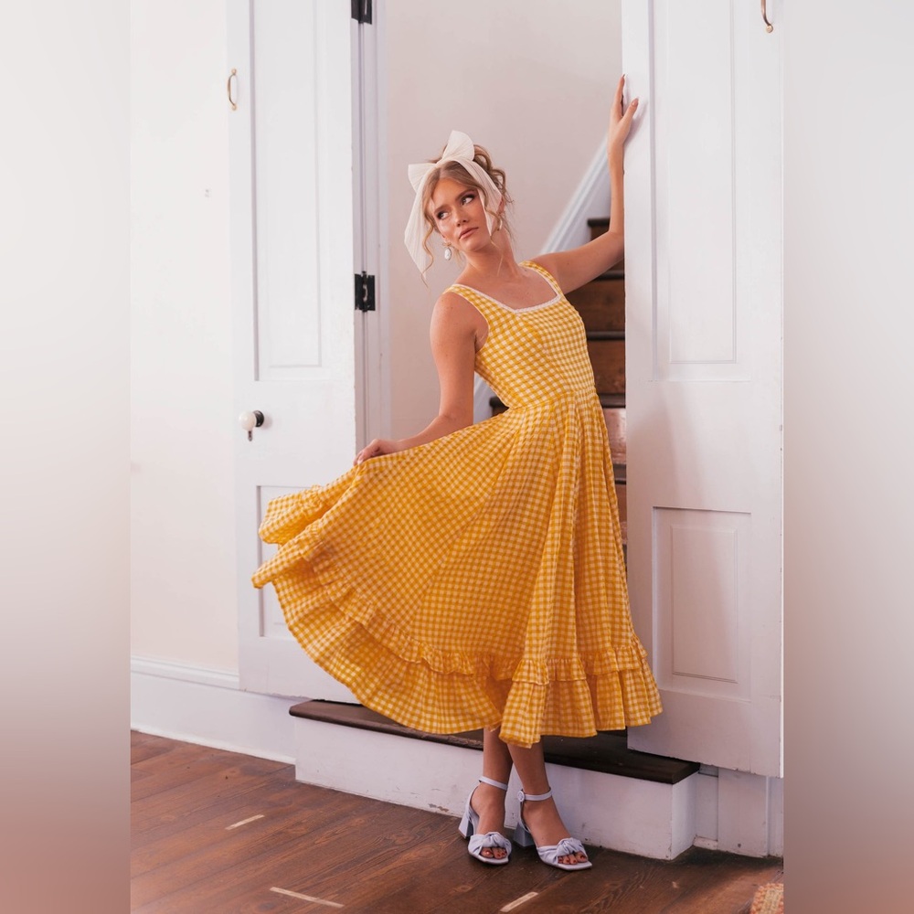 NWT JessaKae Daze Dress in Yellow Size L